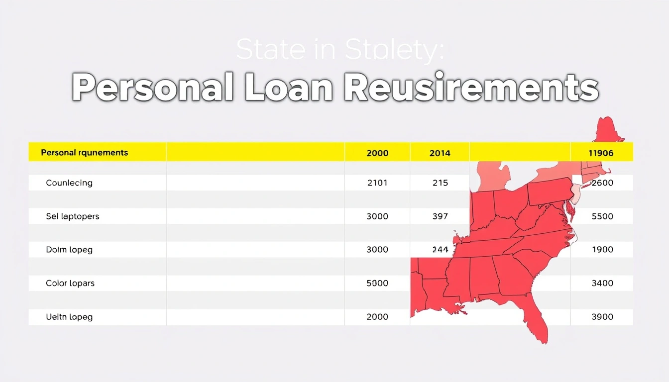 personal loan requirements by state personal loan requirements by state